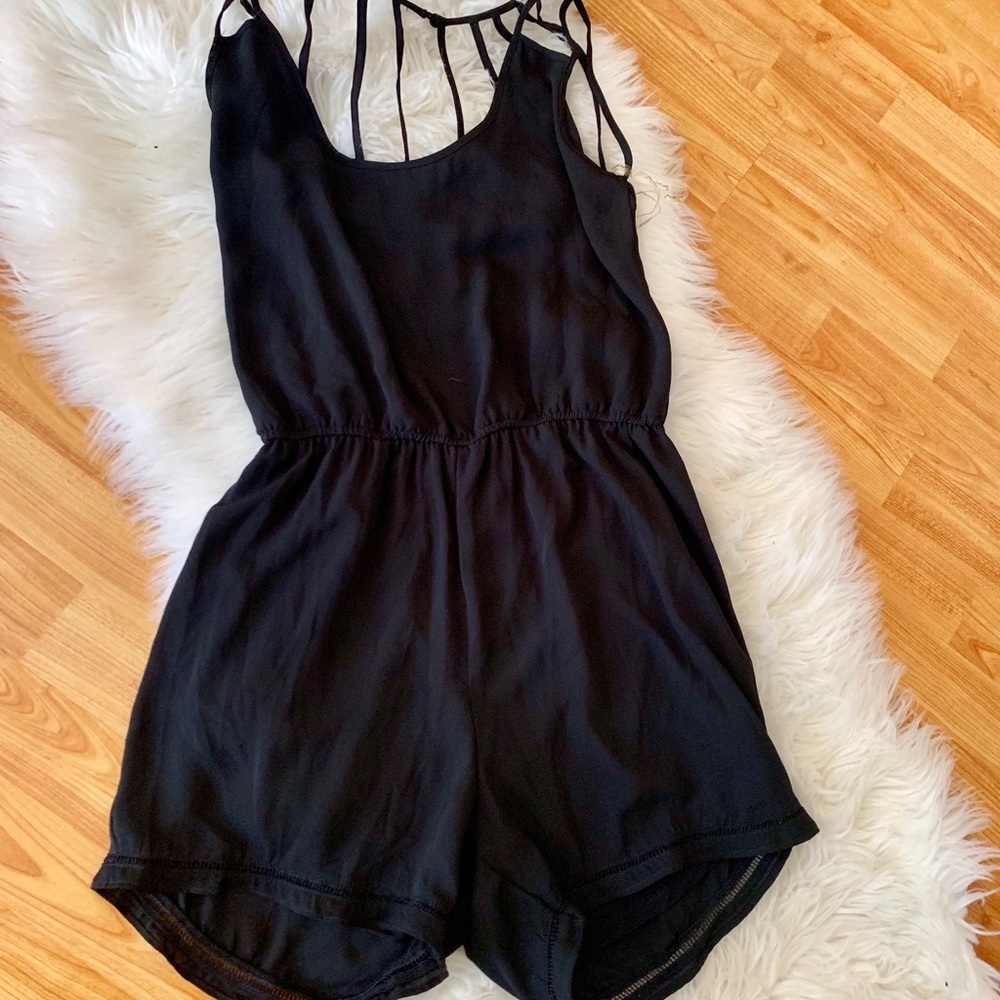 All purpose black romper